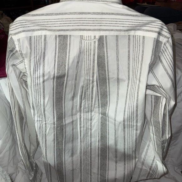 Scotch & Soda Brand New Crinkle Stripe Shirt - Picture 3 of 11